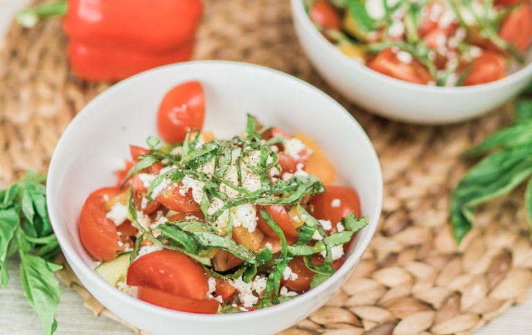 Make-Ahead Healthy Greek Salads for the Busy Mom